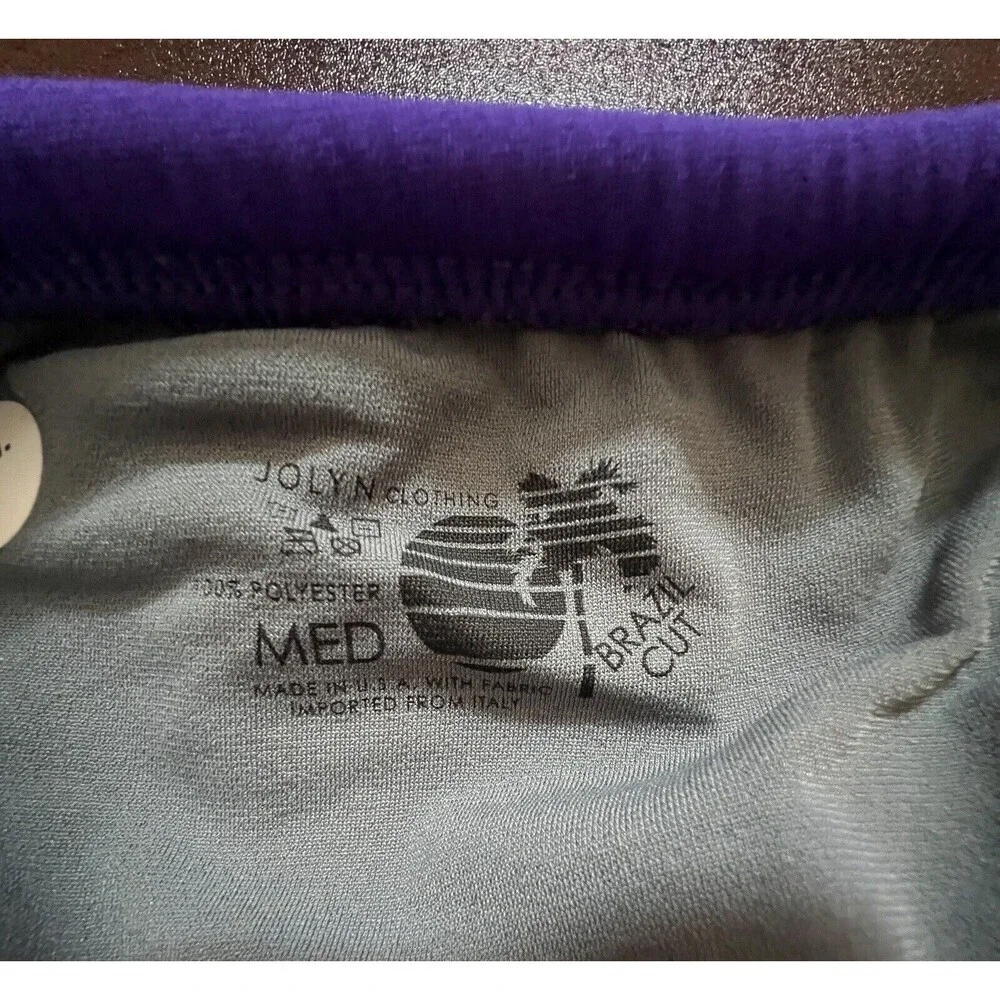 JOLYN Brazil‎ Cut Purple Bikini Bottom Medium